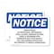 Signmission Private Beach No Trespassing Motorboats OSHA Notice Sign, Plastic, 14in W x 10in L, 2PK OS-2PACK-NS-P-1014-L-17805 - alternate 1